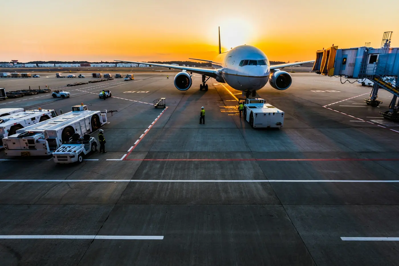 Gün batımında İstanbul havalimanı transfer hizmeti
